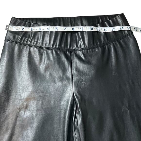 I.N.C International Concepts Women's High Rise Faux Leather Pants Size 8 Skinny - Picture 3 of 9